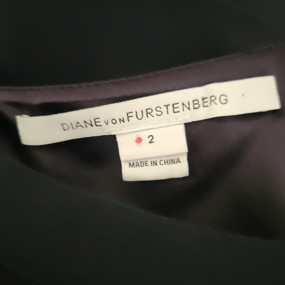 DVF Jori Cap-Sleeve Dress Size 2 - Picture 3 of 7